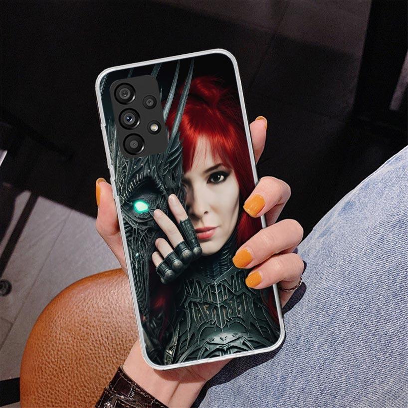 Mylene Farmer Phone Case For Samsung Galaxy A52 A32 A22 A12 A51 A31 A50S A30S A20S A10S Note 20 Ultra 10 Plus S10 A72 A71 Galaxy