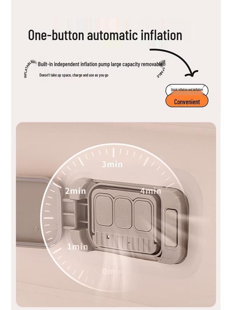 ENJOYSPACE Автоматический надувной туристический матрас - Складная односпальная/двуспальная надувная кровать