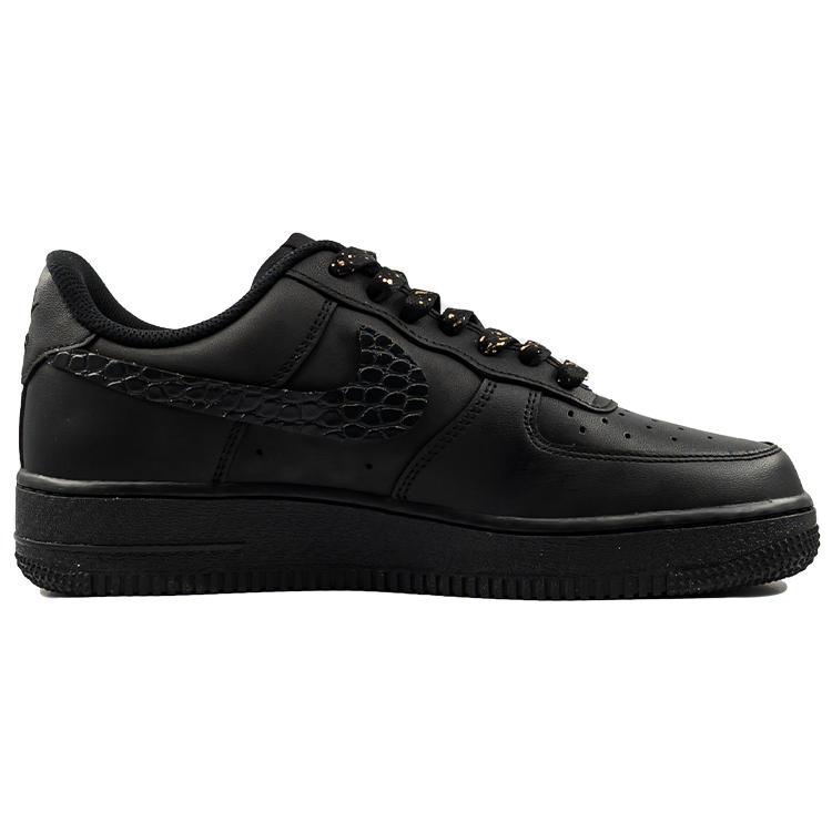 Nike Nike Air Force 1 Нескользящие Устойчивые к истиранию Низкие Кеды для скейтбординга Унисекс Черные CW2288-001(Команда219-)