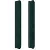 LED Headboard Dark Green 203x16x118 128 cm Velvet