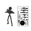 Multi-Jointed Multi Joint Stickman Toy Movable 3D Printing 3D Printed Mannequin Novelty Action Figure Stickman Assembled Robot