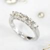 Huitan Fashion Contracted Women Wedding Rings with White/Green/Rose Red/Blue CZ Exquise Female Finger-rings New Trend Jewelry
