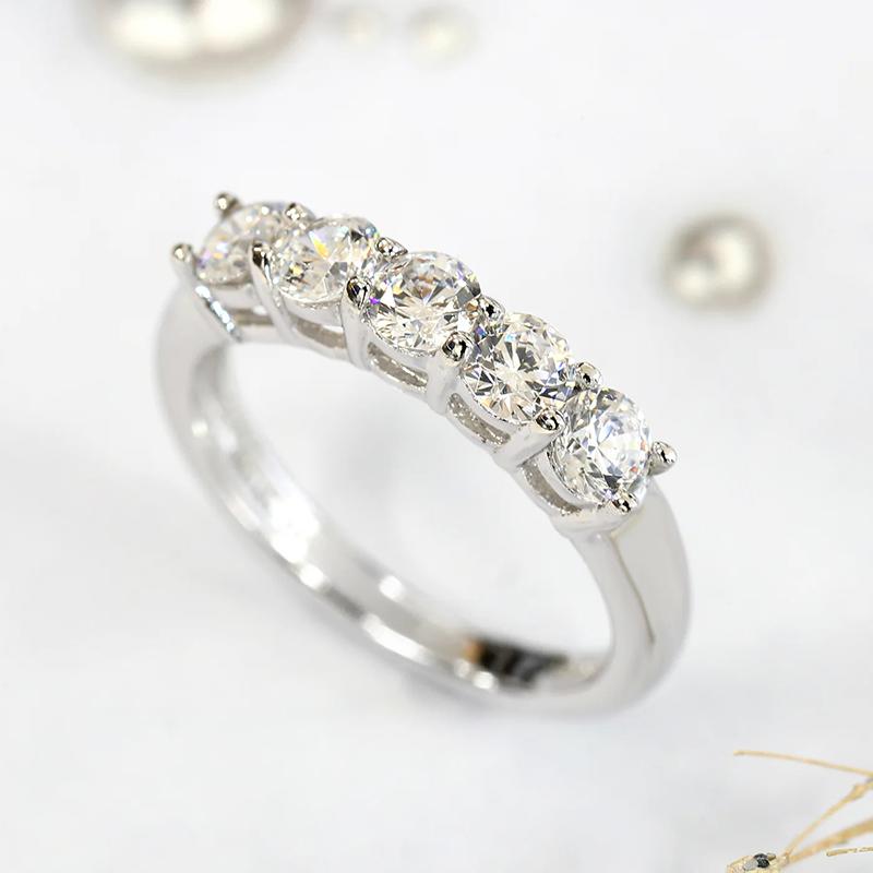 Huitan Fashion Contracted Women Wedding Rings with White/Green/Rose Red/Blue CZ Exquise Female Finger-rings New Trend Jewelry