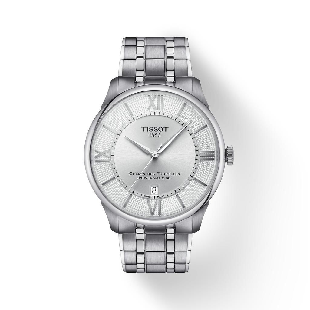Tissot Мужские модные часы из нержавеющей стали с серебристым циферблатом T139.407.11.038.00