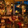 Cartoon Christmas LED String Lights DIY Garland Christmas Tree Hanging Lights  Party Decoration