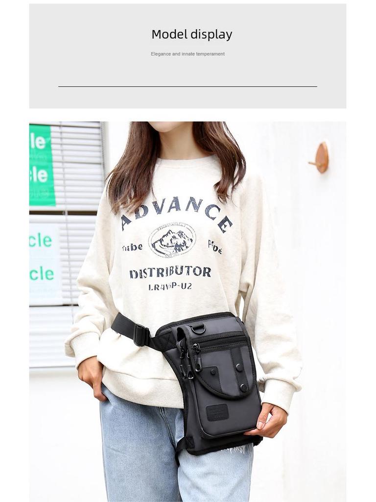 Многофункциональная тактическая сумка унисекс на пояс и ногу для путешествий, езды на велосипеде и рыбалки