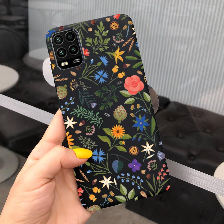 For Xiaomi Mi 10 Lite 5G Case Cute Cartoon Cow Soft-Touch Silicone Bag Back Cover For Xiomi Mi 10 Lite 5G Protector Bumper Funda