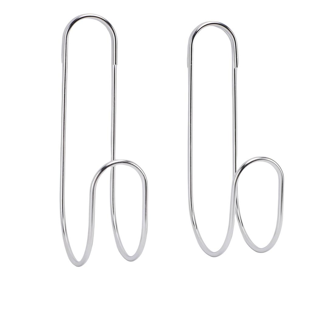2 Pieces Water Pipe Hook, Strong Load Bring and Flexible Installation 304 Stainless Steel Water Pipe Hook for Drill Cables