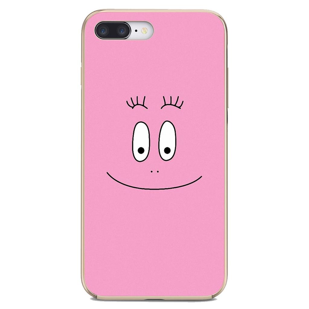 Для Samsung Galaxy S10 S10E S20 FE S21 S30 Note 20 Plus Ultra Edge Lite M30 Les Barbapapa Barbamama Розовый Улыбка Мягкий Чехол-сумка