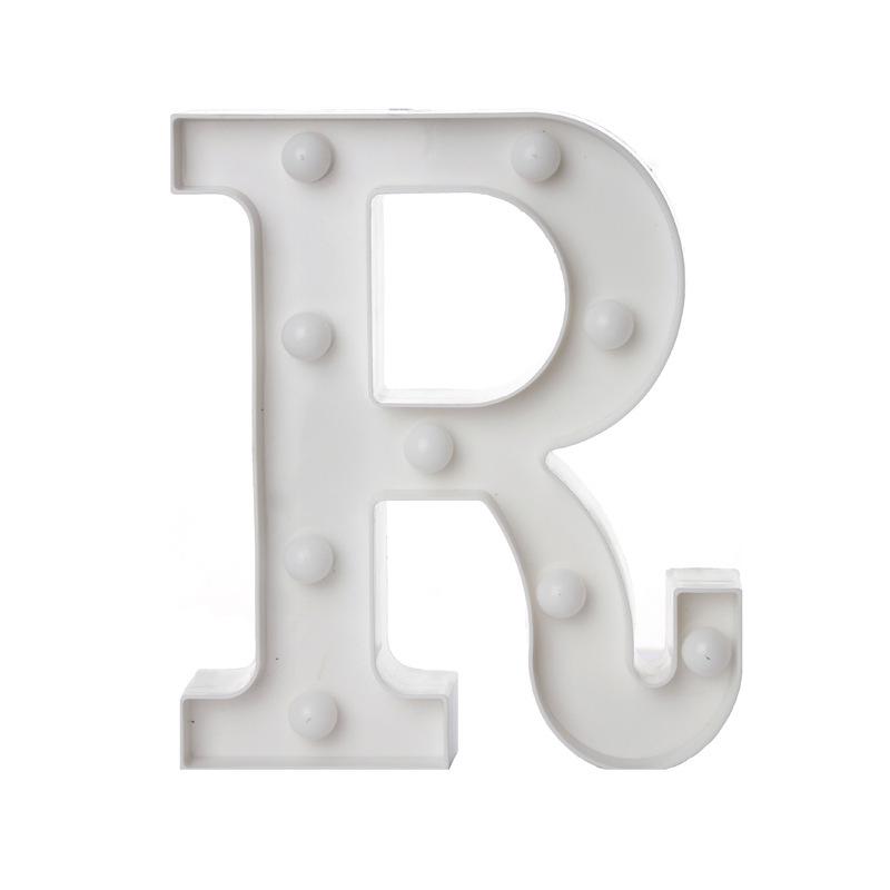 LED буквы питание от батарейки для оформления праздников/вечеринок