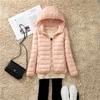 Women Puffer Jacket 8 Colors Plus Size  Female Ultra Lightweight Packable Hooded Down Coats