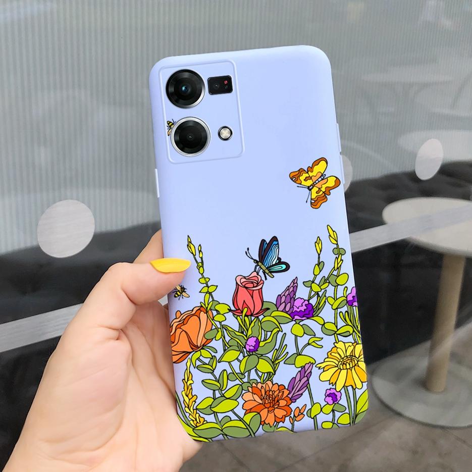 Чехол для Oppo Reno7 4G CPH2363 Oppo F21 Pro 2022 Красивый Чехол с Рисунком Мягкий ТПУ Чехол для Телефона Для Oppo Reno 7 F21 Pro Задняя Крышка