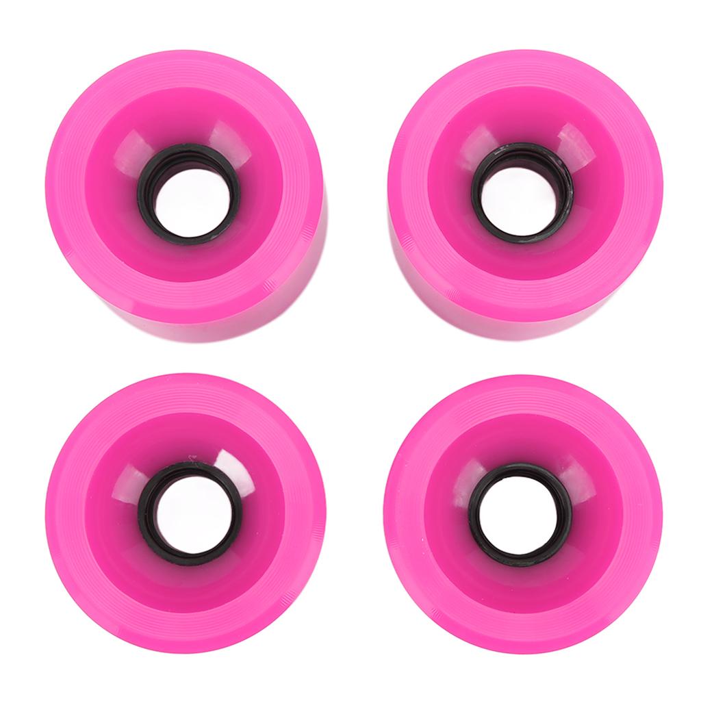 4Pcs Scooter Wheels Balanced Safe Riding Strong Grip Durable Without Cracking Scooter