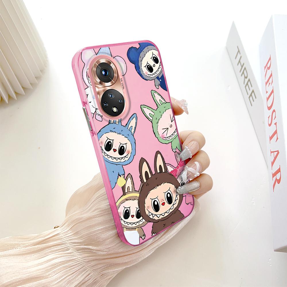 Раскрашенный узор, разноцветный, серебристый, двусторонний твердый корпус, противоударный противоударный чехол для телефона для Huawei Honor Infinix Tecno iPhone