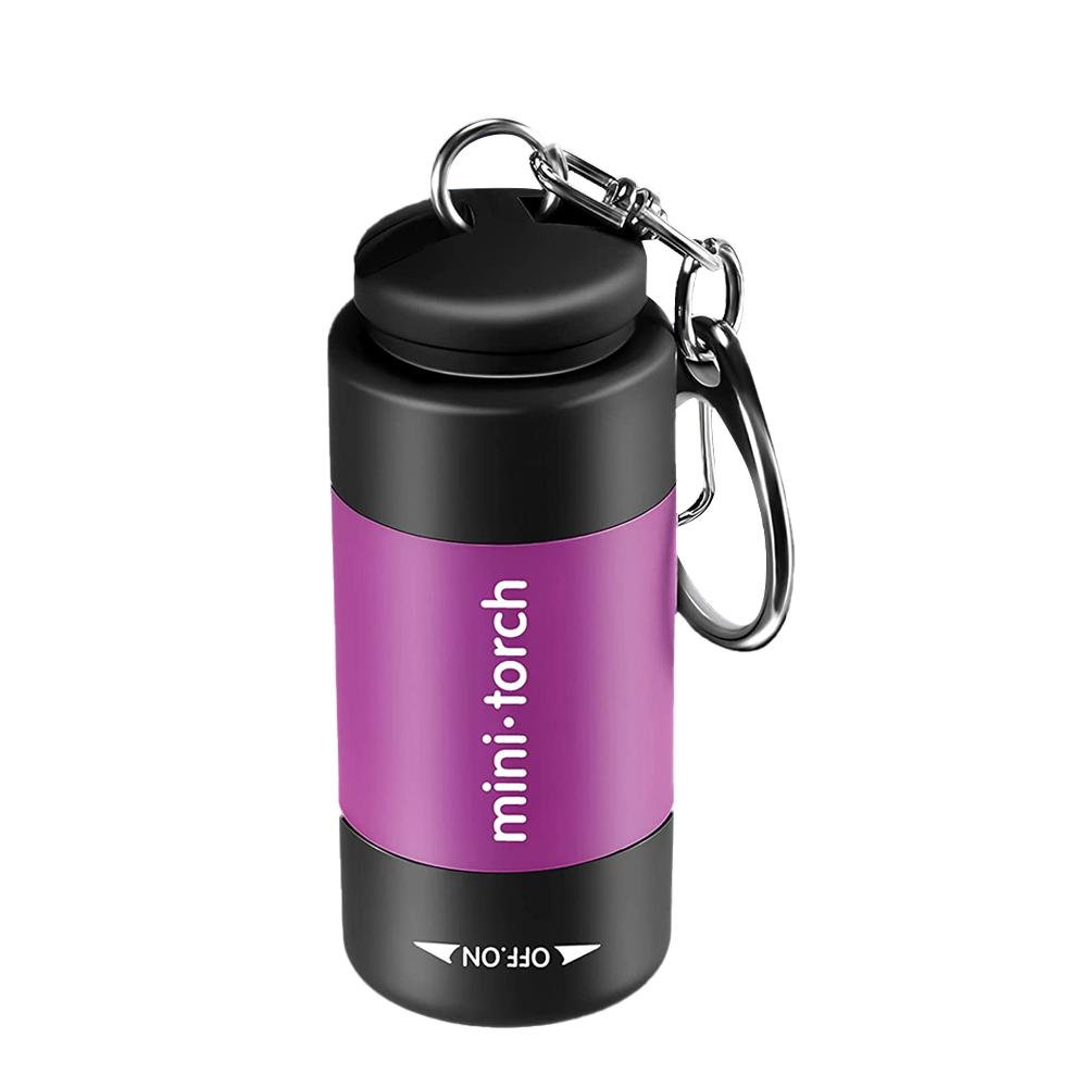 Светодиодный микрокарманный фонарик Портативный USB перезаряжаемый фонарик-брелок Водонепроницаемый Домашний Уличный Походный Кемпинговый Фонарик