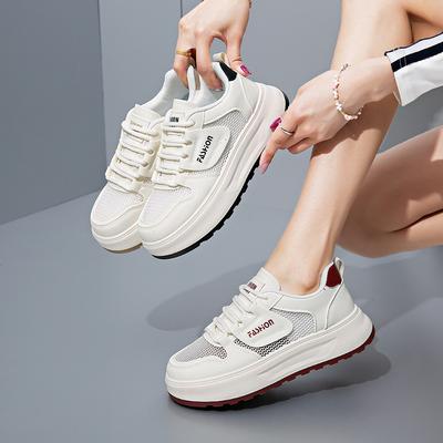 2025 лето новые дышащие кроссовки Ins Tide корейской версии сетчатые женские студенческие уличная стрельба бег спортивная повседневная обувь H151