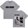 Summer Unisex Vintage Top Rapper Don Omar New Album 2026 Graphics T-shirts Men Women Fans Music T-shirt Teenagers O-Neck Short Sleeve