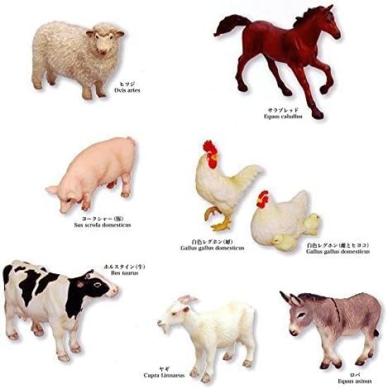 Miniature Planet Vol. 12 Collect and Expand the World of Animal Figures, Set of 8, Eiko Prize