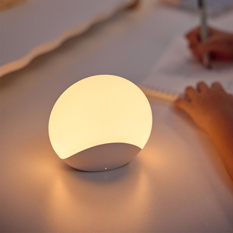 Baby Night Light with Stepless Dimming 7-Color Touch Control Eye-Caring Soft Glow 30-Min Timer Feeding & Nursery Lamp BPA-Free