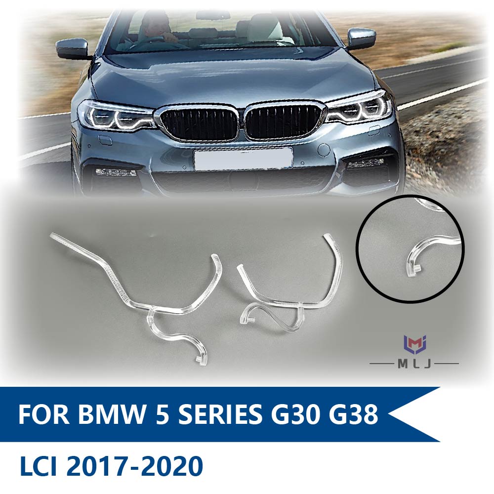 For BMW 5 Series G30 G38 LCI 2017-2020 DRL Headlight Light Guide Strip Daytime Running Light Tube Bar Angel Eye Car Accessories