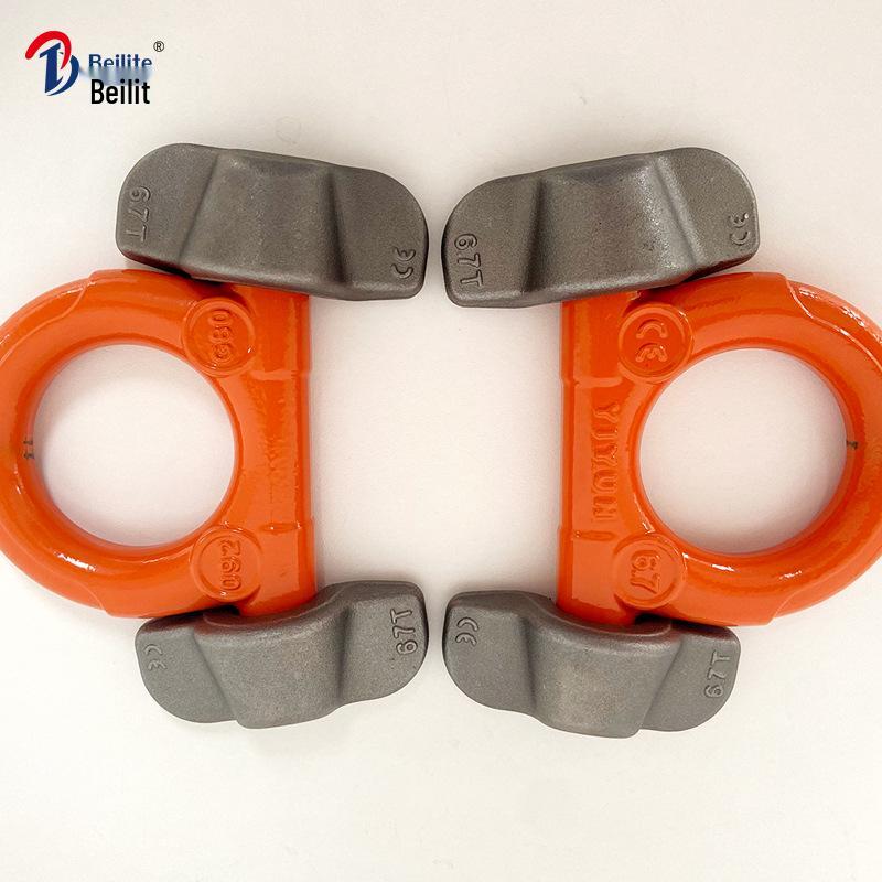 BEILITE VRBS 8-082 Alloy Steel Double Ear Welded Lifting Eye Sling Ring