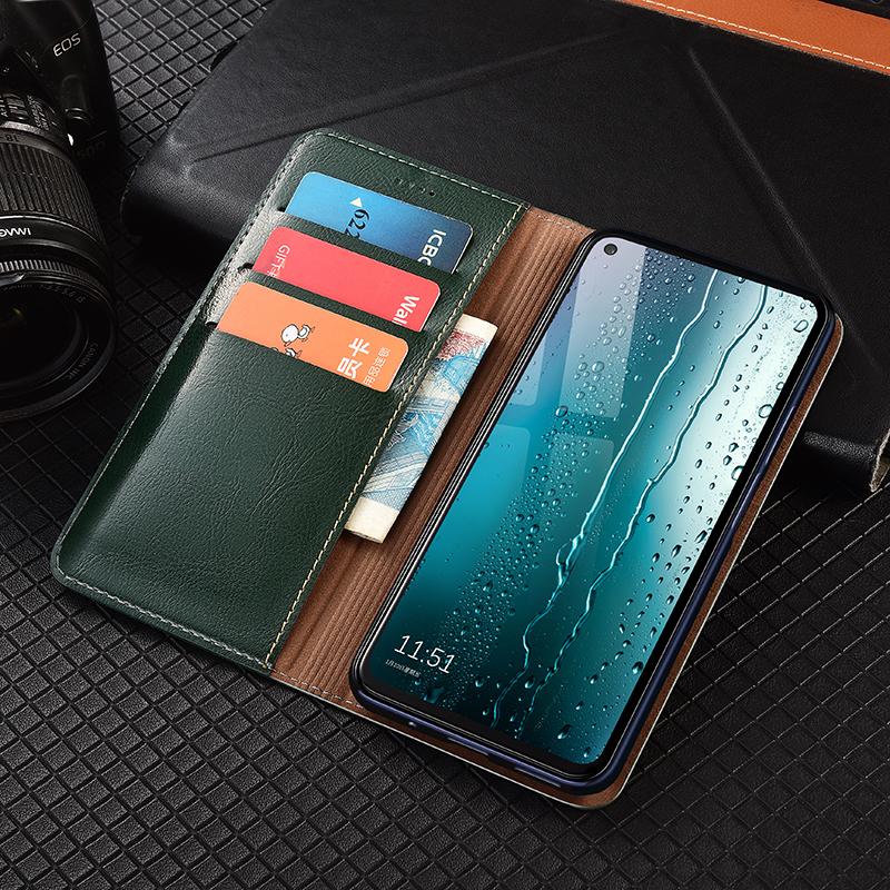 Флип-чехол из натуральной кожи Crazy Horse для Tecno Camon 17 18 18T 18P 18i 19 20 20S 30 30S 40 Pro Premier Neo 4G 5G Кошельки