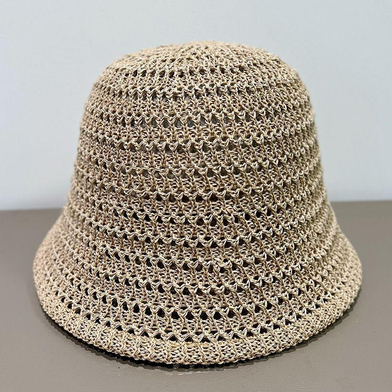 Дышащая полая шляпа-ведро, тонкая шляпа-ведро, женская складная шляпа