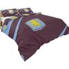 Aston Villa FC Reversible Crest Duvet Cover Set