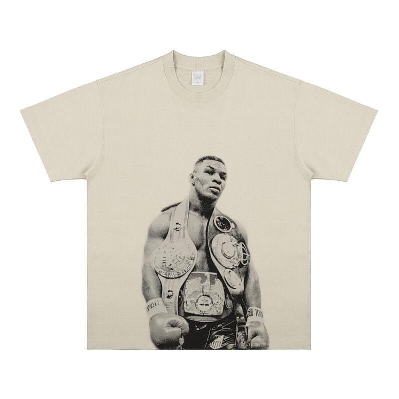 Футболка Tyson Tyson American Retro American Breathable Print, модная повседневная футболка высокого качества для мужчин с коротким рукавом