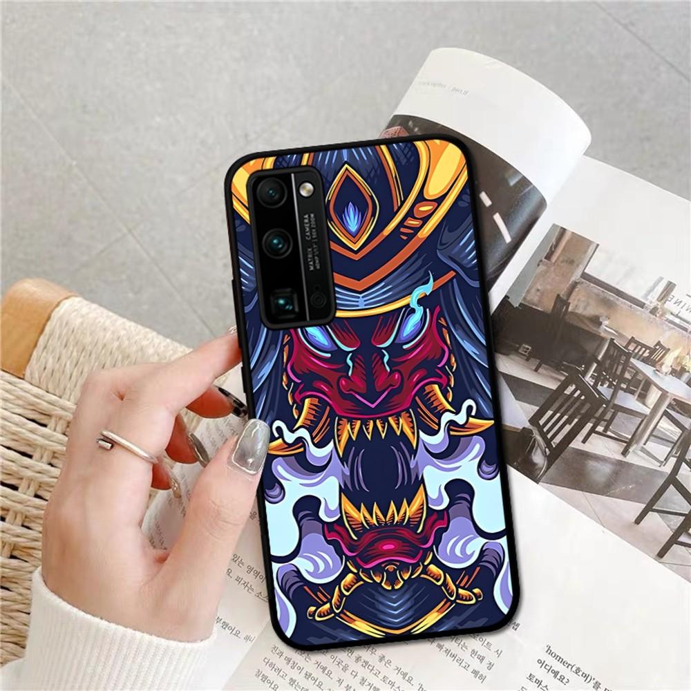 Чехол для телефона с маской Они самурая для Huawei Honor 10 Lite 9 20 7A 9X 30 50 60 70 Pro Plus Мягкий силиконовый чехол