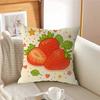 S-strawberry Cute Kawaii Cushion Cover Inches Farmhouse Decor Home Throw Pillow Covers For Couch Decorations