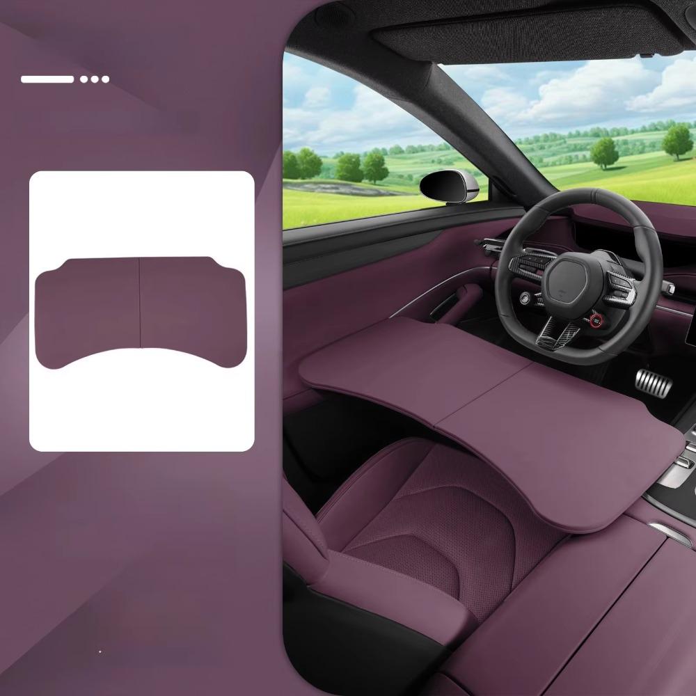 Stable Design Car Temporary Tray Large Size Load-Bearing Car Laptop Desk Foldable Upgraded Tray Stand Foldable Car Table