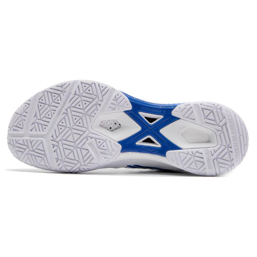 Кроссовки для бадминтона Li Ning Shadow Pro с нескользящей износостойкой подошвой, унисекс, стандартные, белые, флуоресцентно-розовые, фиолетовые, AYAT013-1