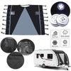 Caravan Accessories Front Towing Cover Protector Dustproof Reflective Strip Camper Trailer Caravan Waterproof Cover Accessories