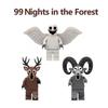 Нетоксичные 99 Ночной Лес Игровые Персонажи Строительные Блоки Игрушки 99 Ночной Лес Олень Сова Статуя 99 Ночной Лес Пластиковые Строительные Блоки Игрушки Подарки