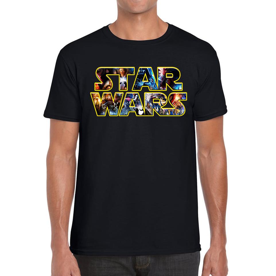 Star Wars Logo Unisex Mens T Shirt Womens Tops Tees