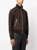 AL KHALID Real Men's Brown Suede Jacket 100% Pure Lambskin Bomber Biker Coat Jacket