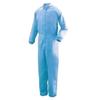 Clean Wear Clean Suit Unisex Antistatic Quick Drying C1031B Blue 4L [Midori Anzen]