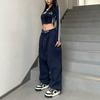Women Sweatpants Oversized Y2k American Vintage Hip Hop Style Casual Wide Leg Sports Trousers Female Korean Streetwear