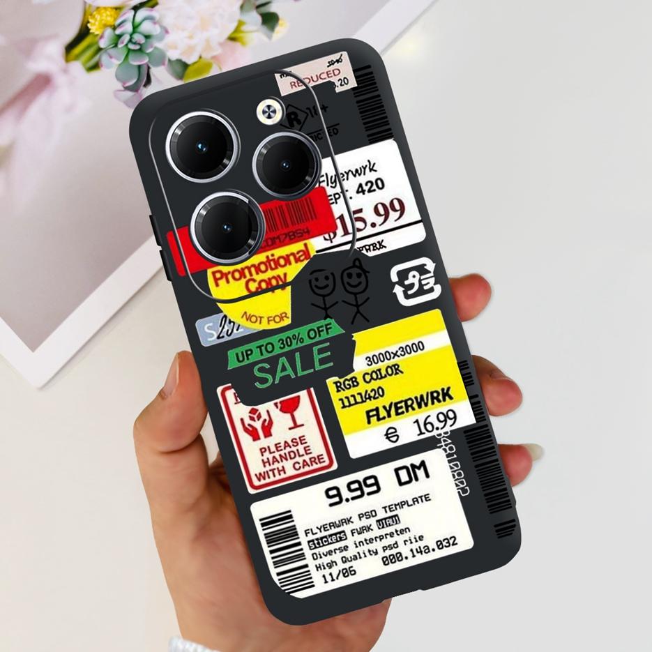 Чехол для Infinix Hot 40 Pro X6837 Милый Модный Чехол Мягкий Силиконовый Чехол для Телефона Для Infinix Hot 40i Hot40 Pro Hot40i Чехлы Бампер