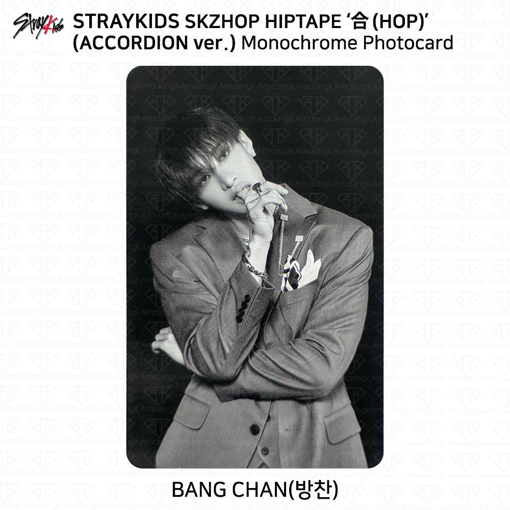 Stray Kids SKZHOP HIPTAPE HOP Аккордеон Официальная фотокарточка Unit Monochrome