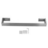 40cm Bath Towel Holder Brushed 304 Stainless Steel Wall Mount Towel Bar Rack for Bathroom