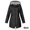 Women Rain Jacket Long Sleeve  Raincoat Hiking Running Coat Fashion Jackets