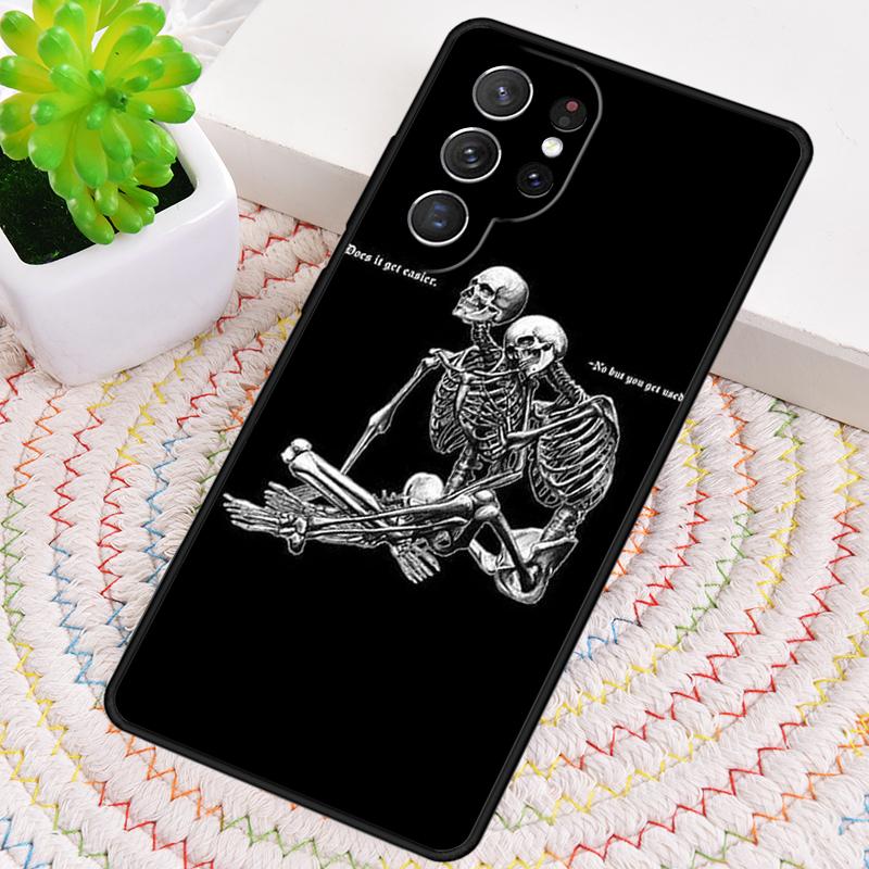 Чехол для телефона TPU «Любители скелетов» для Samsung Galaxy note 10 pro S26 S25 S24 S23 S22 Ultra Plus S21 FE S20 Ударопрочный чехол