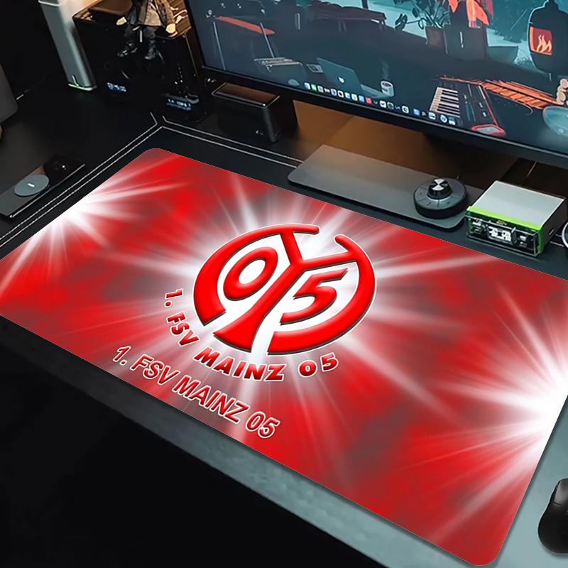 FSV Mainz 05 Mouse Pad Large Gaming Table Cushion Non-slip Laptop Tablet Big Mousepad XXL Mat Mini PC Playmat With Lock edge_xia