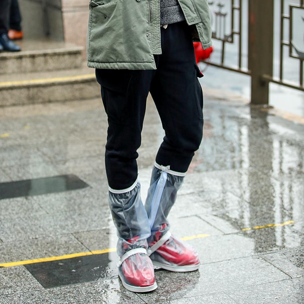 Уличные водонепроницаемые чехлы для обуви, многоразовые резиновые сапоги, противоскользящие велосипедные бахилы