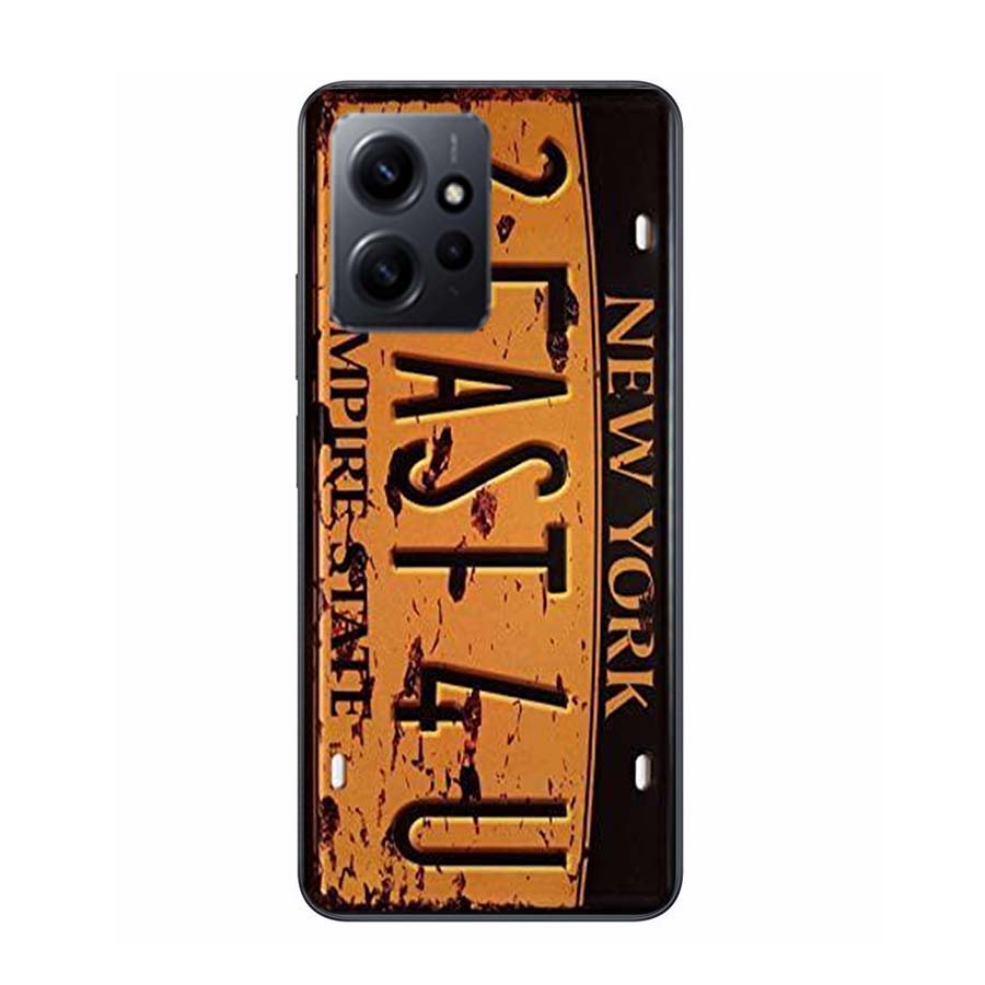 License New York Plate Number Phone Case For Redmi Note 14 15 Pro 5G 13 12 Pro Plus 11 11T 11E 11S 10 Pro 10S 9 9S Cover Cell Cl
