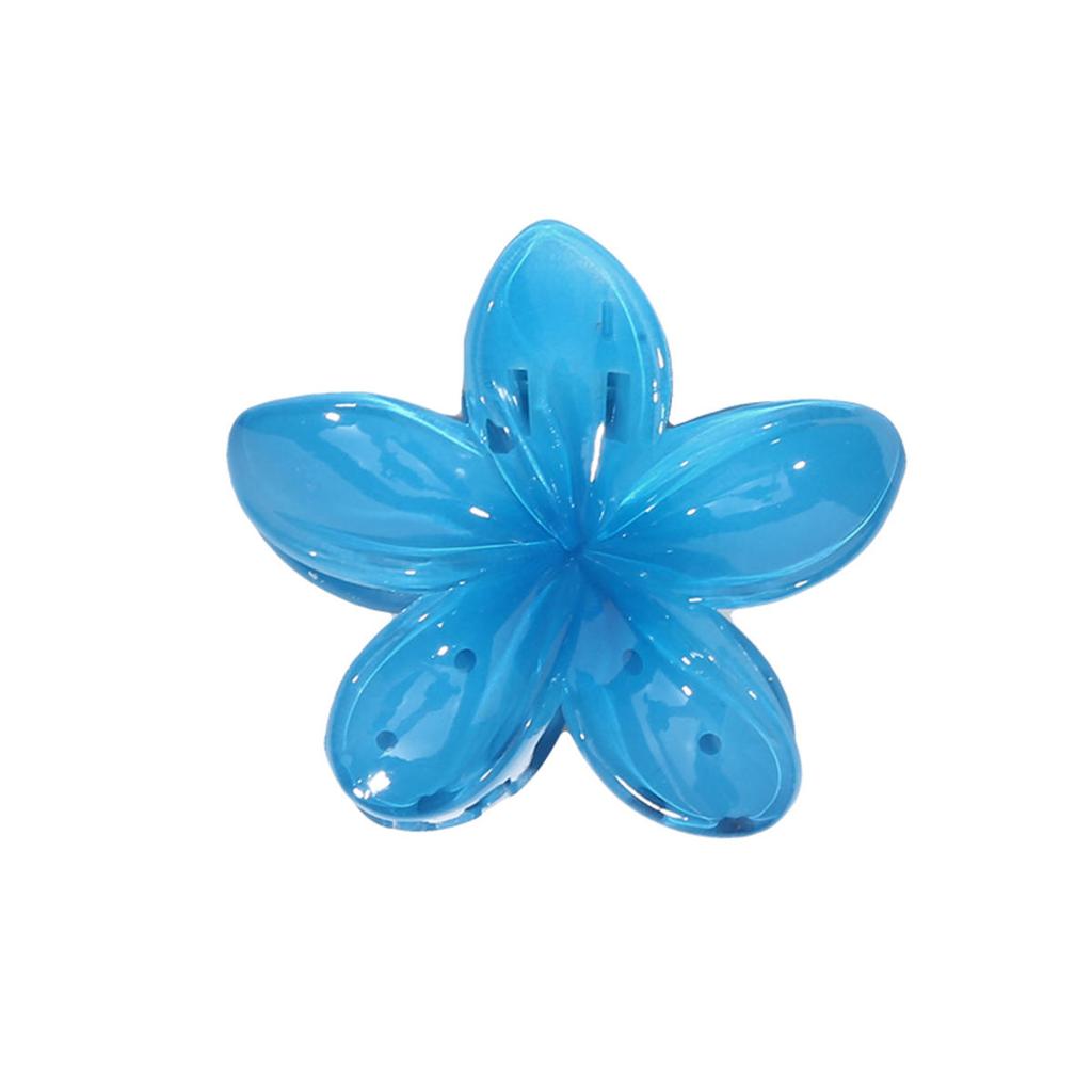 Заколки для волос в виде крабов с градиентными цветами в гавайском стиле для женщин, заколки-пламерии для тонких/густых волос, аксессуары, пляжный отдых, заколка-краб