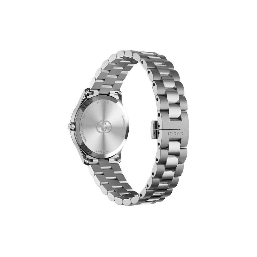 Gucci Quartz Watch Stainless Steel Band 29Mm Pink Dial 50M Water Resistant Women watches 783404I16F08591
