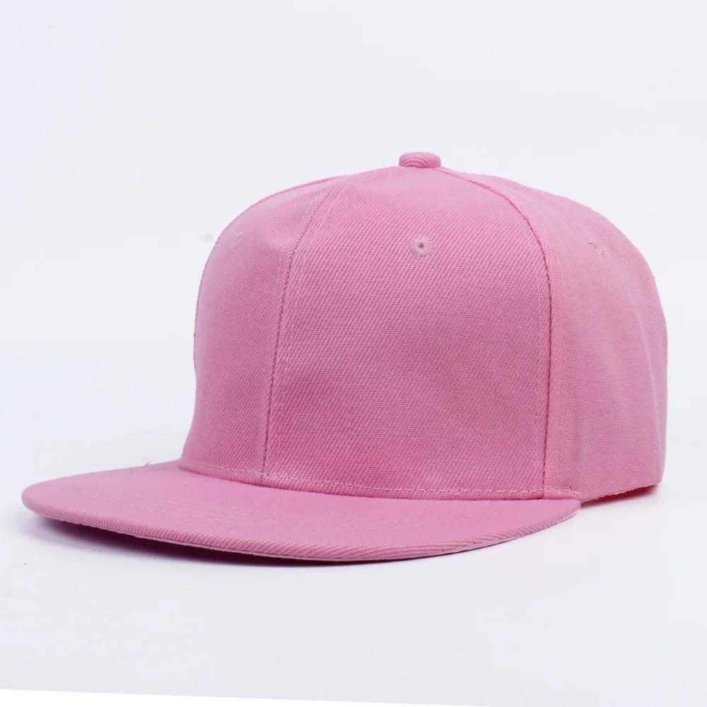 Кепка унисекс, акриловая однотонная шляпа Snapback, высококачественная бейсболка в стиле хип-хоп для взрослых для мужчин и женщин, бейсбольная кепка для отдыха на открытом воздухе, плоская кепка